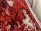 Preview: Karnevalsschuhe Schuhe Karneval Pailletten Damen Herren Fasching Karnevalskostüm Rot Wende